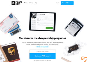 Free USPS and UPS shipping software Pirate Ship