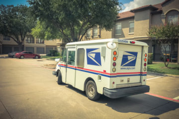 USPS truck and USPS Discounts