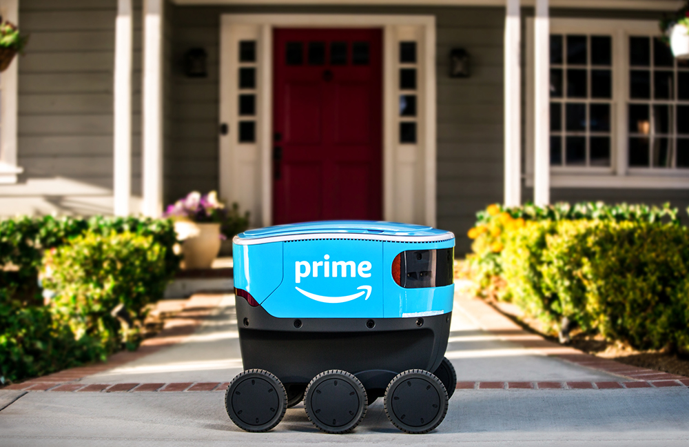 Amazon uses 3D modeling to train its delivery robots