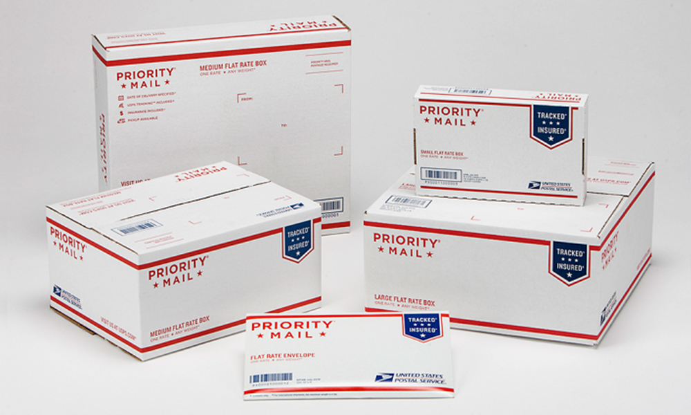 Casual Priority Mail Shipping Bags Empty Blister Packs