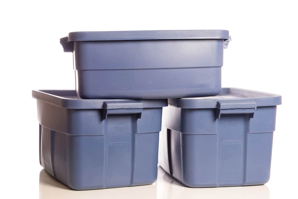 use storage bins to ship