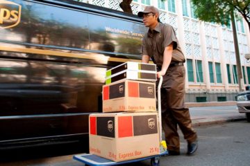 UPS ships less packages