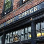 UPS packages at the Post Office