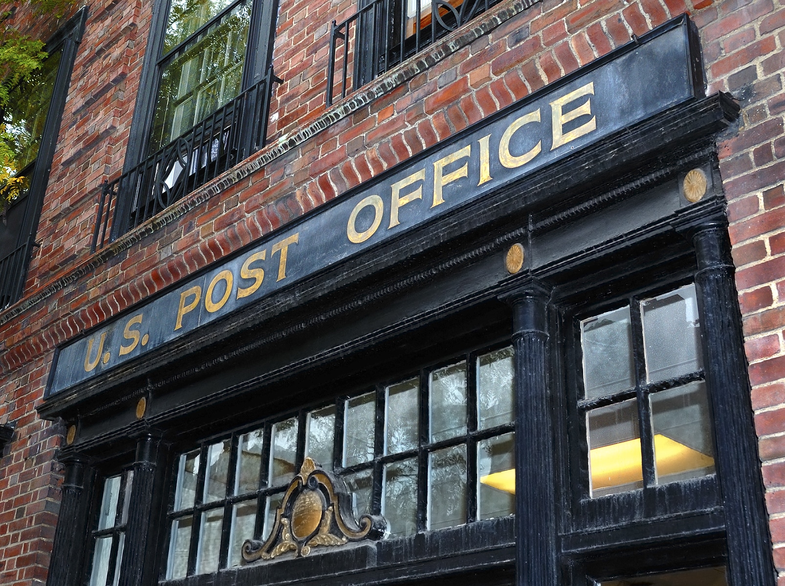 UPS packages at the Post Office